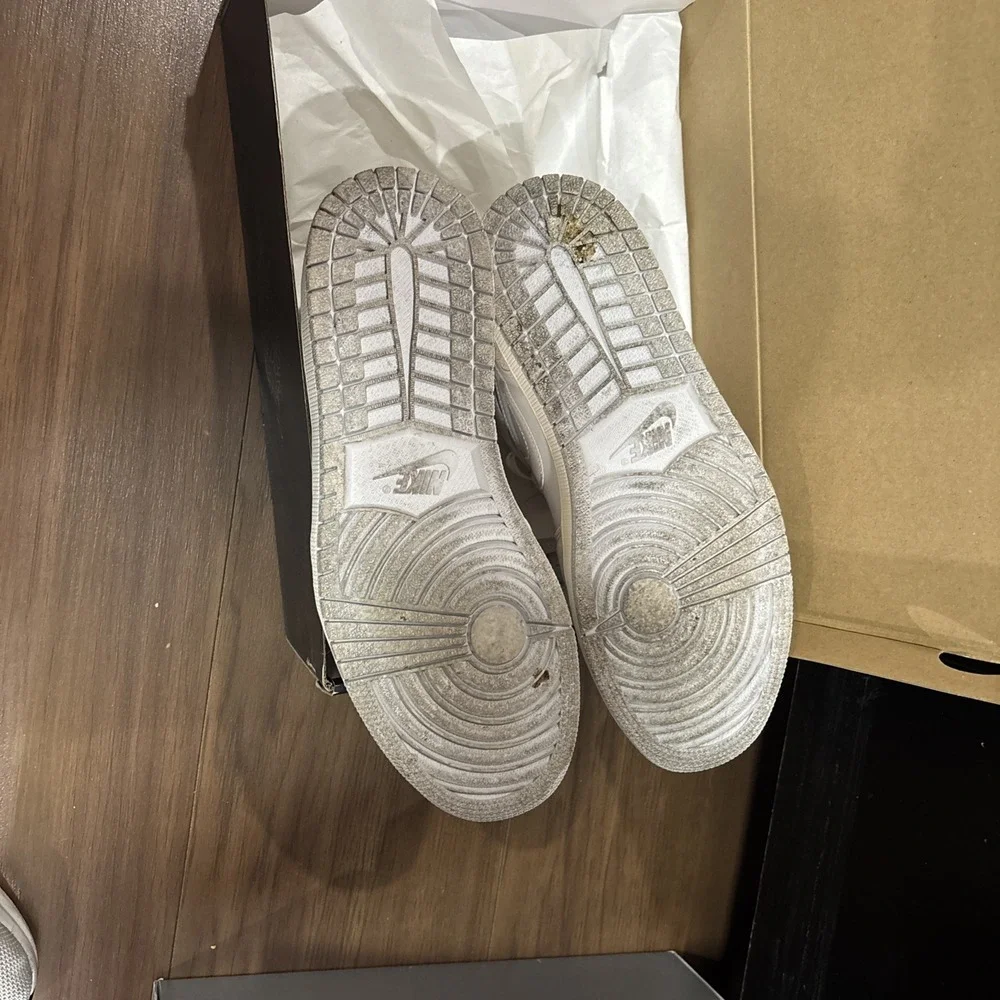 Size 11- Jordan 1 Mid SE Craft White 2022